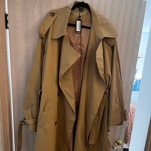 Plus size trench coat